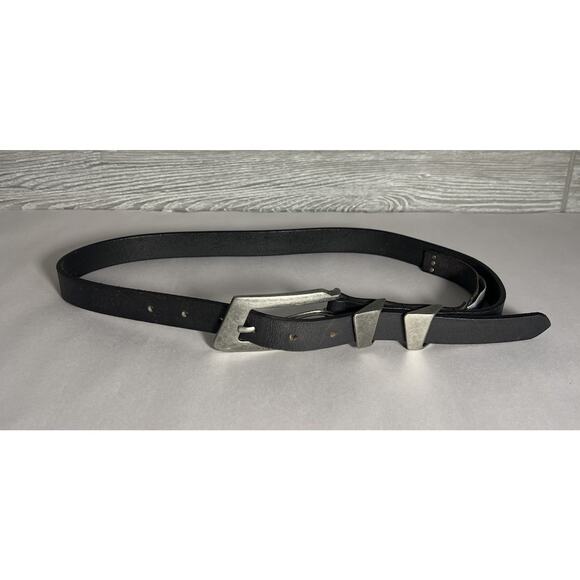 We The Free Parker 100% Leather Belt in Black Women’s XS/small Made In India - Picture 1 of 8